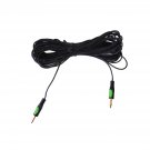 1/8" Male to Male (Mini) Mono Plug 3.5mm With Approx. 40ft