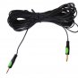 1/8" Male to Male (Mini) Mono Plug 3.5mm With Approx. 40ft