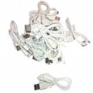 Micro USB to USBa White Charging Power Only Cable 3 ft Qty of (33)