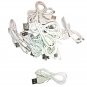 Micro USB to USBa White Charging Power Only Cable 3 ft Qty of (33)