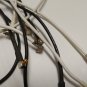 Pair (Qty 2) of Assorted Antenna Feed Cable Male Pigtail w/N-Male Connector