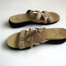 Women's Studio Works "Stuart" Tan Strappy Sandals Size 8M