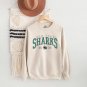 San Jose Sharks Hockey Sweatshirt Vintage College Style