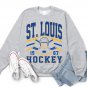 St. Louis Blues Hockey Team Fans Sweatshirt Vintage Style