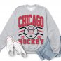 Chicago Blackhawks Hockey Team Fans Sweatshirt Vintage Style