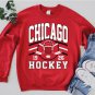 Chicago Blackhawks Hockey Team Fans Sweatshirt Vintage Style