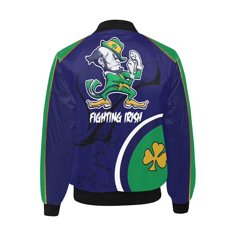 Maillot De Football Notre Dame Fighting Irish - Homme, Taille L, Bleu - Knights Apparel