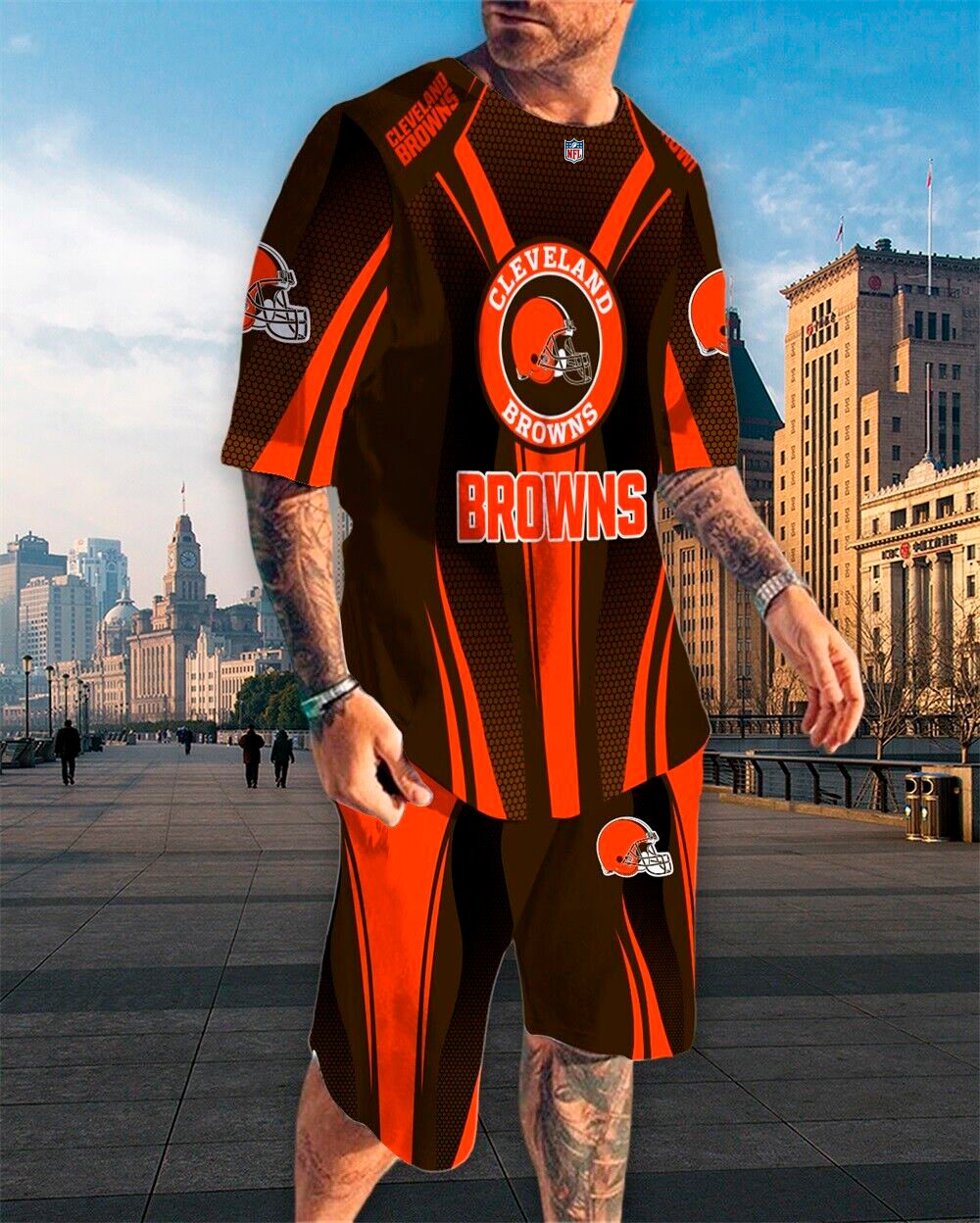 Cleveland Browns NFL Summer Outfit Symbols Set