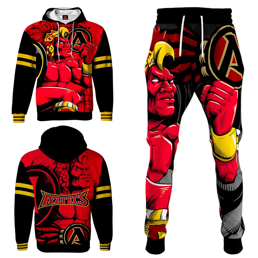 San Diego State Aztecs NCAA Tracksuit Hoodie And Sweatpants