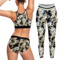 Purdue Boilermakers Workout Fitness 3 Pcs Camo Leggings and Bra Set
