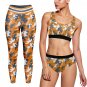 Tennessee Volunteers Workout Fitness 3 Pcs Camo Leggings and Bra Set