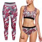 Alabama Crimson Tide Workout Fitness 3 Pcs Camo Leggings and Bra Set