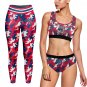 Saint Mary’s Gaels Workout Fitness 3 Pcs Camo Leggings and Bra Set