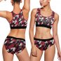 San Diego State Aztecs Workout Fitness 3 Pcs Camo Leggings and Bra Set