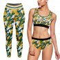 Baylor Bears Workout Fitness 3 Pcs Camo Leggings and Bra Set