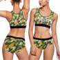 Baylor Bears Workout Fitness 3 Pcs Camo Leggings and Bra Set
