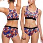 Florida Gators Workout Fitness 3 Pcs Camo Leggings and Bra Set