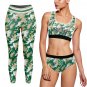 South Florida Bulls Workout Fitness 3 Pcs Camo Leggings and Bra Set