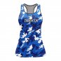 Creighton Bluejays Women's Racerback Tank Tops Leggings Camo Set
