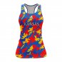 Kansas Jayhawks Women's Racerback Tank Tops Leggings Camo Set