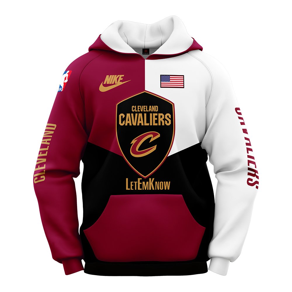 Cleveland Cavaliers Superior Tracksuit Hoodie Sweatpants Set