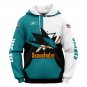 San Jose Sharks Superior Tracksuit Hoodie Sweatpants Set