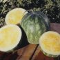Hybrid Black Skin Round Shape Yellow Meat Seedless Watermelon 20 Seeds