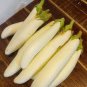 Eggplant Seeds Heirloom Moon White Long Hybrid Vegetables 1400 Seeds