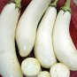 Eggplant Seeds Heirloom Moon White Long Hybrid Vegetables 1400 Seeds