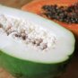 Guangxi Green Skin White Inside Giant Papaya Fruit 12 Seeds