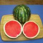 Green Skin Long Sweet Red Watermelon 'Wu Gu' Organic 40 Seeds
