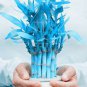 Blue Lucky Bamboo Bonsai Anti Radiation Absorb dust Tree Plants Indoor Plantss 100 Seeds