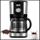 12Cup Stainless Steel Programmable Coffee Machines W Timer And Strength Control