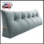 Velvet Wedge Pillow Large Bolster Triangular Headboard Backrest Positioning Pillow