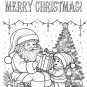 Santa Coloring Book