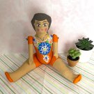 Mexican Cartoneria - Lupita Doll - Orange