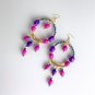 Beautiful Oversized Mexican Artisanal Palm Leaf Earrings/Statemen Earrings/ Hand Made