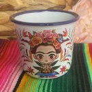 Fridita Mexican Enamel Mug/ Pocillo de Peltre