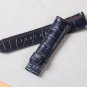 Handmade Custom Blue alligator leather watch strap for Patek Philippe 5524R | Daydaywatchband