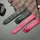 Handmade Custom Blue alligator leather watch strap for Patek Philippe Calatrava | Daydaywatchband