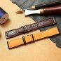 Custom alligator santoni leather strap for IWC Pilot watch 20mm 21mm | Daydaywatchband