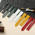 Custom quickswitch black alligator leather strap for New Cartier Santos | Daydaywatchband