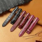 Custom alligator leather watch band for Cartier Ballon Bleu de pin buckle | Daydaywatchband