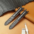 Custom Double Folded alligator leather watch strap for Cartier Pasha | Daydaywatchband