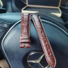 Alligator leather watch strap for Rolex Cellini watch 20mm | Daydaywatchband