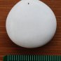 White Riverstone Focal Bead 25x25mm