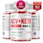 Simpli Health ACV Keto Gummies 1500MG Apple Cider Vinegar Weight Loss 90 Gummy