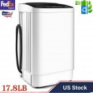 17.8Lbs Portable Washing Machine 2.4 Cu.ft Laundry Washer and Dryer Combo w/LED!