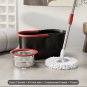 360&Acirc;&deg; Rotating Spin Mop And Bucket Set with Wringer, Includes 3 Microfiber Mop Refill Heads