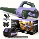 High Power Cordless Leaf Blower 650CFM/350MPH, 2 Speed Levels